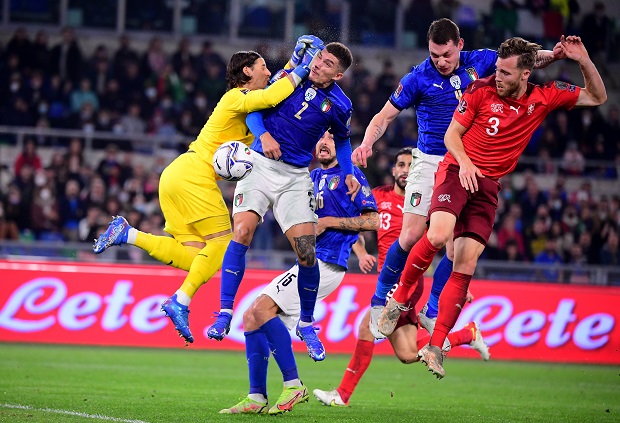 Kualifikasi Piala Dunia 2022 : Swiss Tahan Imbang Italia 1-1-1