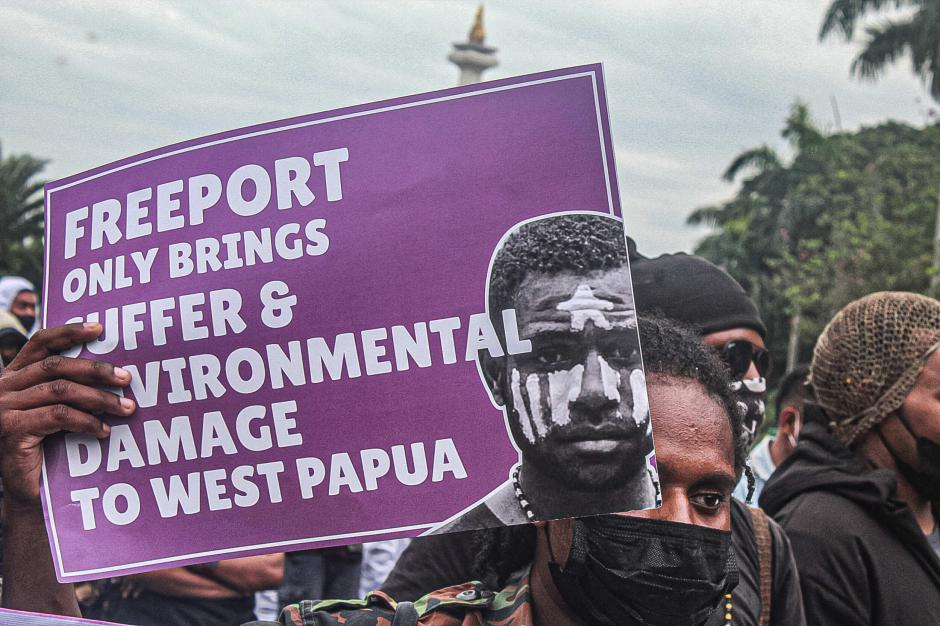Peringati Kemerdekaan Papua Barat, Massa Aksi Tuntut Aparat Militer Hengkang dari Bumi Cendrawasih-8