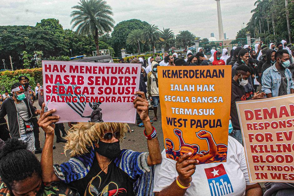 Peringati Kemerdekaan Papua Barat, Massa Aksi Tuntut Aparat Militer Hengkang dari Bumi Cendrawasih-1