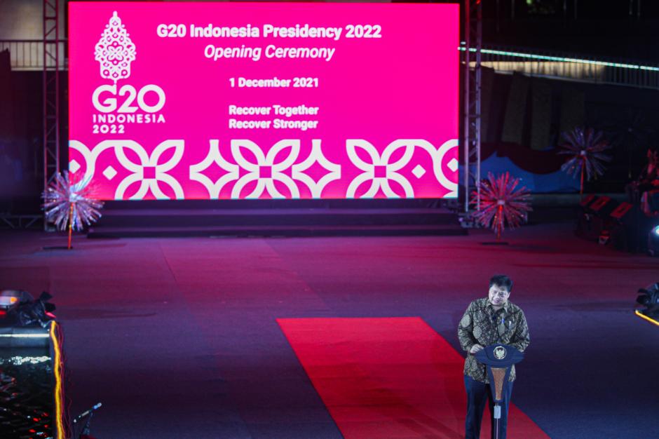 Menko Airlangga Luncurkan Situs Resmi G20 di Opening Ceremony Presidensi G20-0