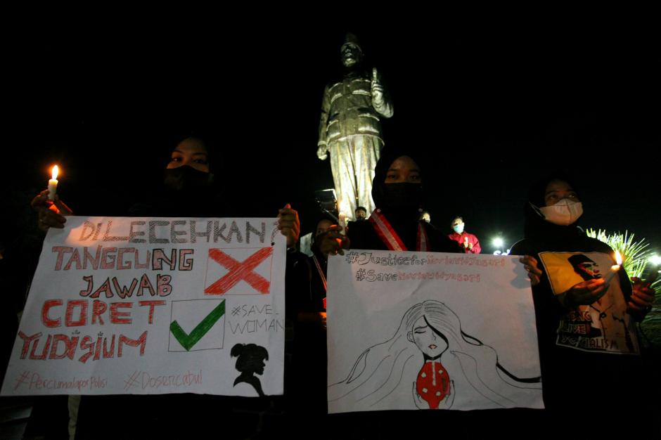 Aksi Solidaritas Keprihatinan Kasus Pelecehan Seksual Mahasiswi Unsri-0