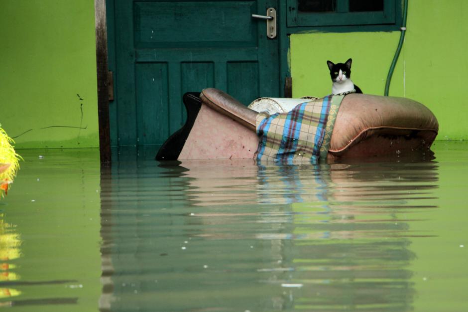 Ratusan Rumah Terendam Banjir di Makassar-3