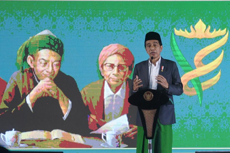 Presiden Joko Widodo Buka Muktamar NU di Lampung-0