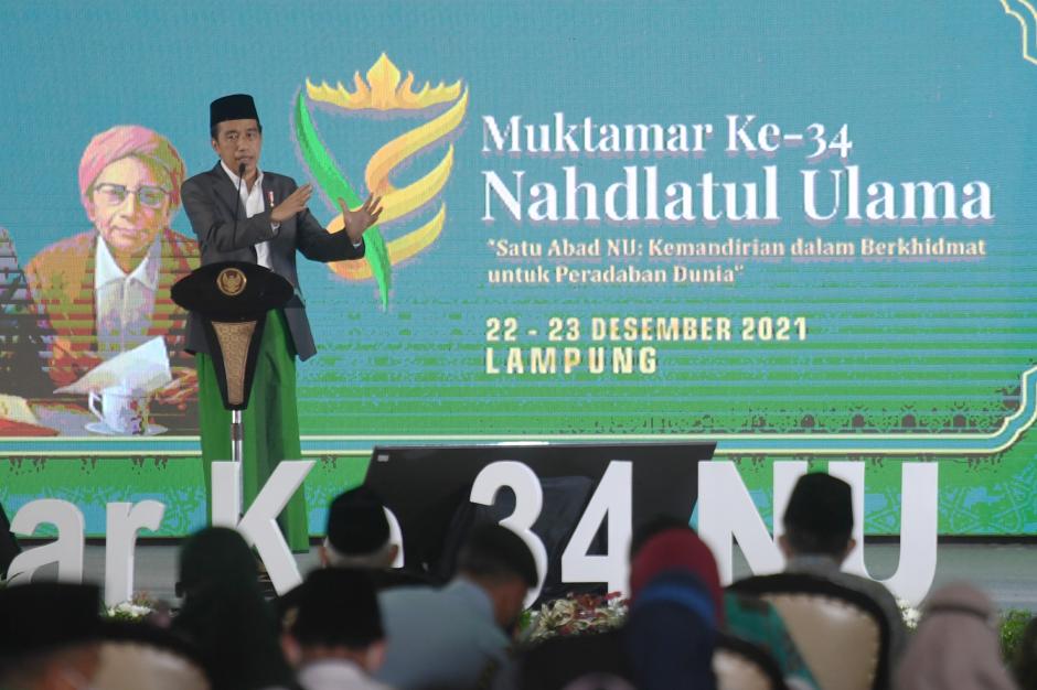 Presiden Joko Widodo Buka Muktamar NU di Lampung-3
