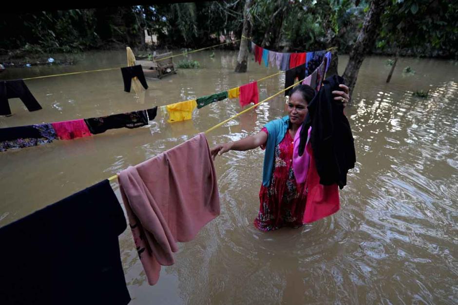 Banjir di Tanjung Menanti Jambi Mulai Surut-2