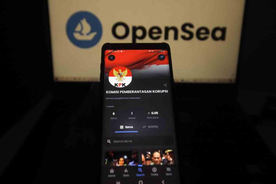 Koruptor Indonesia dijual di OpenSea, Ada yang Dibanderol USD2.864-1