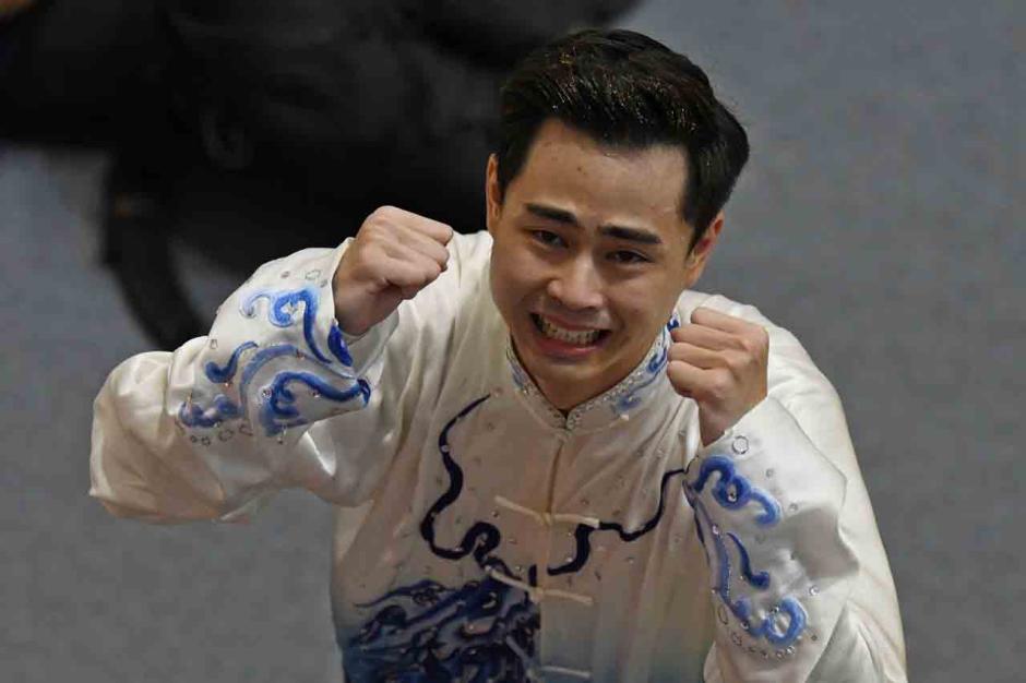SEA Games 2021 : Nicholas Raih Medali Perak Wushu-2