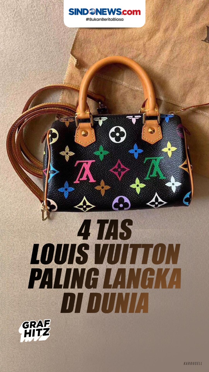 SINDOgrafis: Ini Empat Tas Louis Vuitton Paling Langka di Dunia