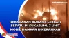 Kebakaran Gudang Limbah Sepatu di Sukabumi, 3 Unit Mobil Damkar Dikerahkan