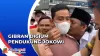 Diserbu Relawan Jokowi saat di GBK, Sambil Swafoto Gibran Dicium Pria Berpeci Hitam