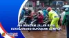 Macet Panjang di Jalur Sukalarang-Sukabumi, Drainase Jebol Air Merendam Jalan