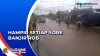 Banjir Rob Melanda Tanjung Jabung, Kendaraan Bermotor Mogok di Tengah Jalan