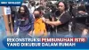 Polisi Gelar Rekonstruksi Pembunuhan Istri yang Dikubur Dalam Rumah di Makassar