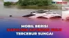 Detik-Detik Mobil Berisi Kapolsek Katingan Hulu Tercebur Sungai dari Atas Kapal Penyeberangan