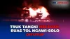 Diawali Ledakan, Truk Tangki Pertamina Terbakar Hebat di Ruas Tol Ngawi-Solo