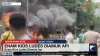 Sejumlah Kios Terbakar di Terminal Bus Kampung Rambutan, Jakarta Timur Akibat Kebocoran Tabung Gas
