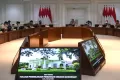 Presiden Joko Widodo Pimpin Rapat Terbatas Evaluasi PPKM