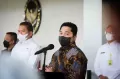Bahas Kasus Garuda Indonesia, Menteri BUMN Erick Thohir Sambangi Kejaksaan Agung