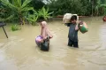 Banjir Akibat Luapan Sungai Winong di Pekalongan