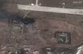 Foto Satelit Lapangan Terbang Ukraina Hancur Usai Serangan Rusia