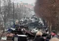 Mengerikan, Begini Penampakan Kendaraan Militer yang Hancur Akibat Perang di Kota Bucha Ukraina