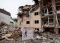 Serangan Rusia Berlanjut, Gedung-gedung Tempat Tinggal Warga Kota Irpin Porak-poranda