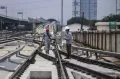 Progres Pembangunan LRT Jabodebek Capai 90 Persen