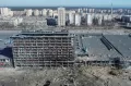Pusat Perbelanjaan di Kiev Porak-poranda Usai Dibom Militer Rusia