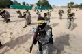 Potret Aksi Militan Palestina Latihan Militer di Jalur Gaza