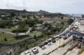 Antrean Kendaraan di Dermaga Eksekutif Pelabuhan Bakauheni