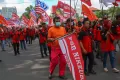 Aksi May Day Fiesta di Palembang