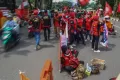 Aksi May Day Fiesta di Palembang