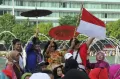 Aksi Perempuan Berkebaya Indonesia di Bundaran HI