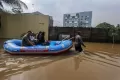 Banjir 1,5 Meter Rendam Perumahan di Bogor