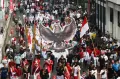 Kirab Bendera Merah Putih Sepanjang 1.700 Meter di Jakarta