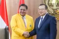Airlangga Hartarto Bertemu Minister International Department Komite Sentral Partai Komunis Cina