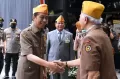 Momen Prabowo Dampingi Jokowi Buka Kongres Legiun Veteran