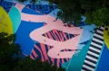Warna - Warni Mural Gelora Ragam di  Taman Menteng