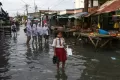 Banjir Rob di Bagan Deli Belawan