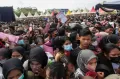 Ribuan Orang Berdesakan di Bursa Kerja Disnaker Kota Batam