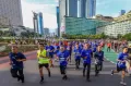 Meriahkan MNC Fun Charity Run 2022, HT Ikut Berlari Lewati Bundaran HI