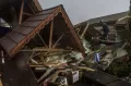 Diterpa Angin Kencang, Rumah dan Bangunan Pesantren di Banjarmasin Roboh