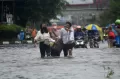 Banjir Genangi Kawasan Titik Nol Kota Semarang