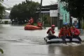 Banjir Setinggi 1,5 Meter Rendam Permukiman Warga di Manggala Makassar