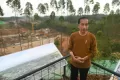 Jokowi Tinjau Pembangunan Istana Kepresidenan di IKN