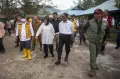 Tiga Menteri Kunjungi Lokasi Pengungsian Korban Longsor Serasan