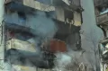 Gedung di Zaporizhzhia Dihantam Rudal Rusia, 1 Warga Tewas dan Puluhan Terluka