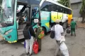 Suasana Terminal Bus Pondok Pinang Jelang Lebaran