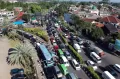Foto-foto Udara Kemacetan Jalur Puncak Bogor Saat Libur Panjang
