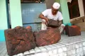 Penampakan Batu Bata Kuno di Masjid An-Naim Jombang